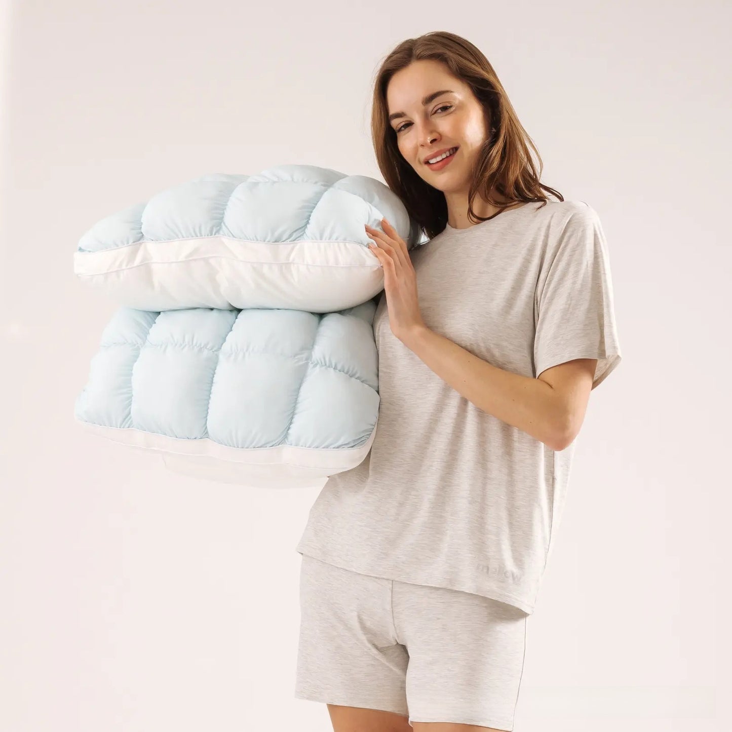 Cloud-shaped Puff Pillow, Pineapple-shaped Pillow, Home-use Single-person High-resilience Fluffy Pillow Core, Cervical-support Pillow annizon.com