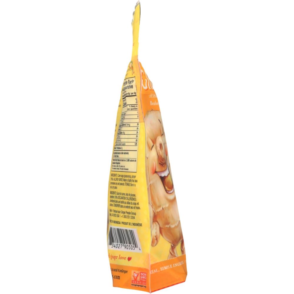 THE GINGER PEOPLE: Gin Gins Double Strength Hard Ginger Candy, 3 oz Smart Greens