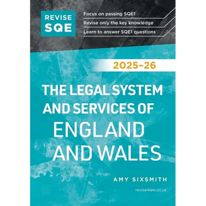 Revise SQE The Legal System and Services of England and Wales 2025-26 - Paperback