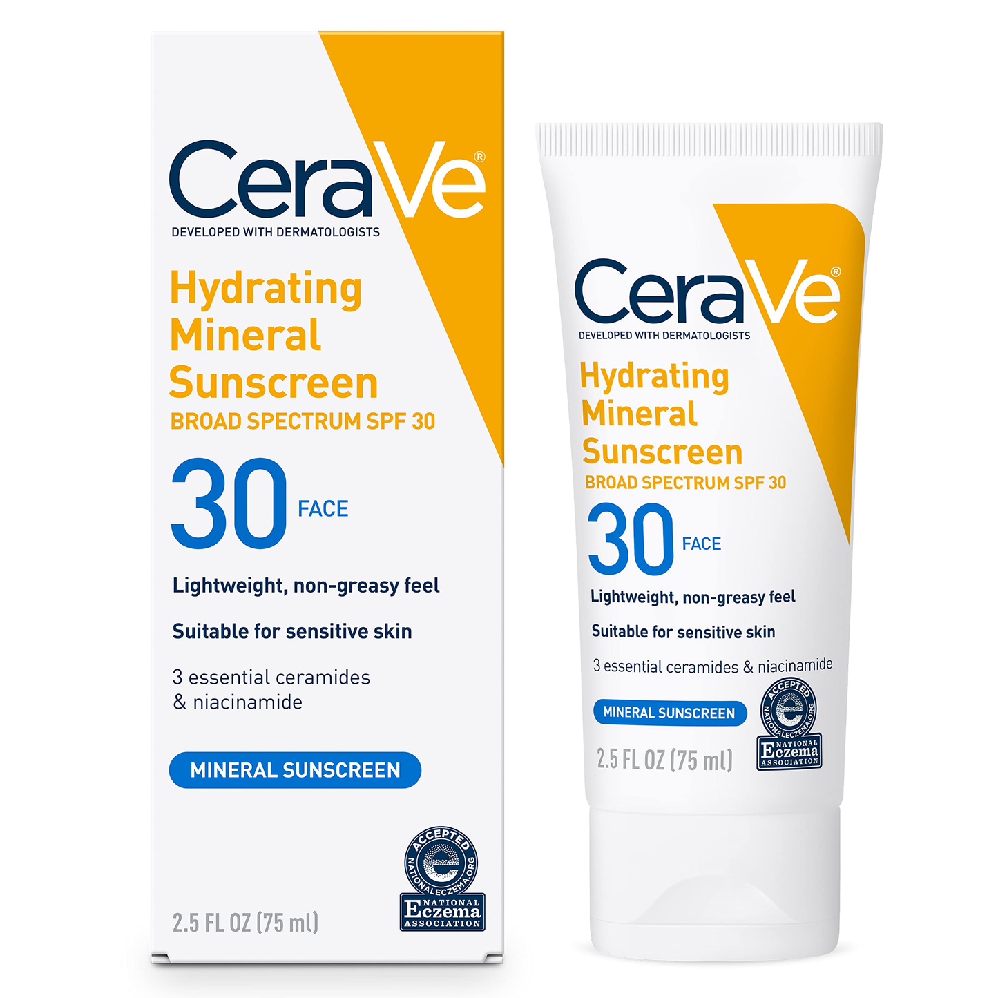 CeraVe® Face 5% - 6% SPF 30 Hydrating Mineral Sunscreen, 2.5 oz Pasteur Pharmacy