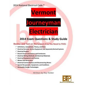 Vermont 2014 Journeyman Electrician Study Guide - Paperback