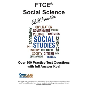 FTCE Social Science Skill Practice: Practice Test Questions for FTCE Social Science Test - Paperback