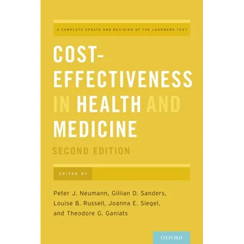 Cost-Effectiveness in Health and Medicine