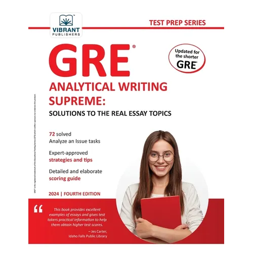 GRE Analytical Writing Supreme: Solutions to the Real Essay Topics