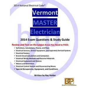 Vermont 2014 Master Electrician Study Guide - Paperback