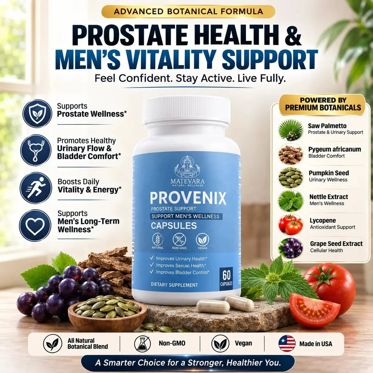 Provenix Dietary Supplement | 60 Capsules Matevara