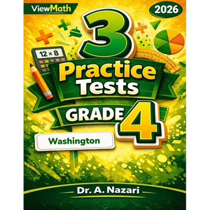 3 Washington SBA Grade 4 Math Practice Tests: Full-Length Test Prep with Detailed Answer Explanations - Paperback