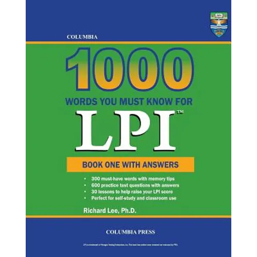 Columbia 1000 Words You Must Know for LPI: Book One with Answers