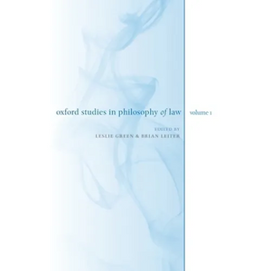 Oxford Studies in Philosophy of Law: Volume 1 - Paperback