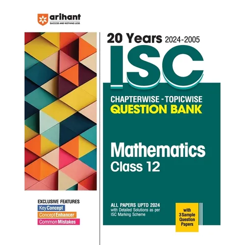 ISC Chapterwise Mathematics 12th