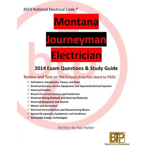 Montana 2014 Journeyman Electrician Study Guide
