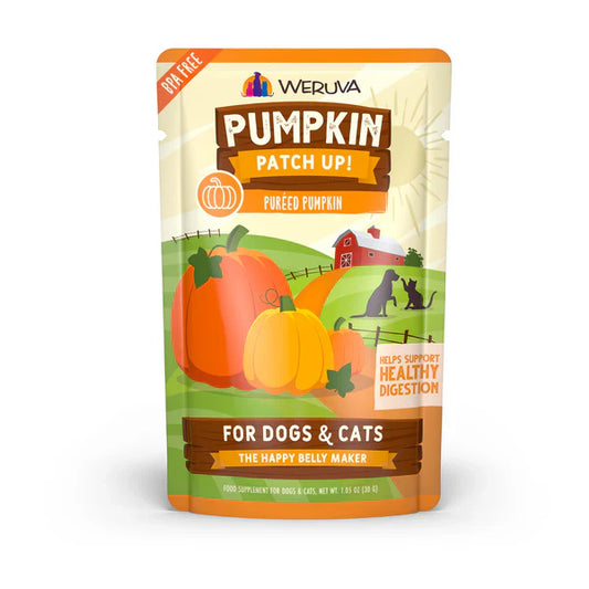 Weruva Pumpkin Patch Up! Pureed Pumpkin Dog & Cat Wet Pouch (2.8oz) The Family Pet