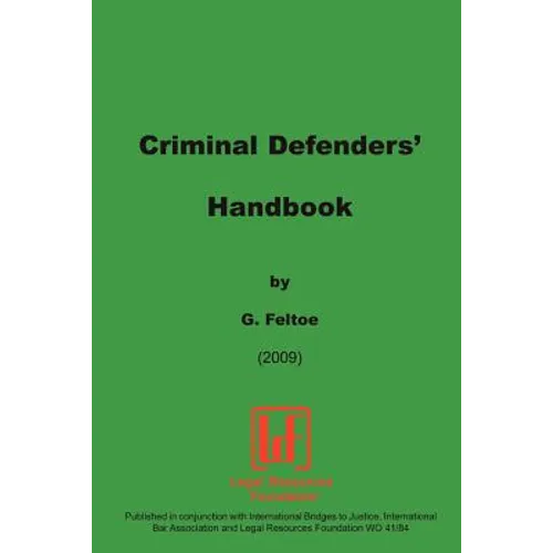 Criminal Defenders Handbook