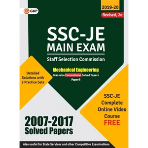 Ssc 2020: Junior Engineer - Mechanical Engineering Paper II - Conventional Solved Papers (2007-2017) - Paperback