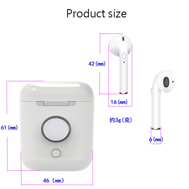 N1 TWS Wireless headphones bluetooth 5.0 Stereo Finger Spinner Earphone key control headset Light display Earbuds Reduce stress