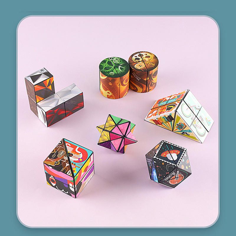 Variable Rubik's Cube Unlimited Folding Rubik's Cube Multi functional Decompression Educational Toy