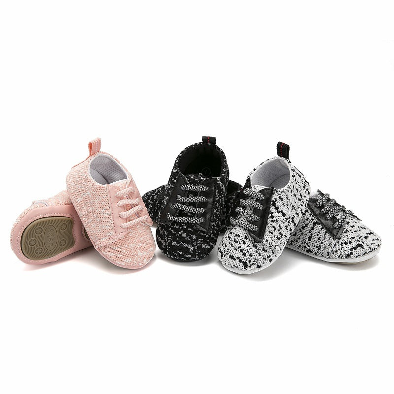 Coconut Baby Sneakers Rubber Sole Non-Slip Breathable Baby Toddler Shoes Indoor Baby Shoes