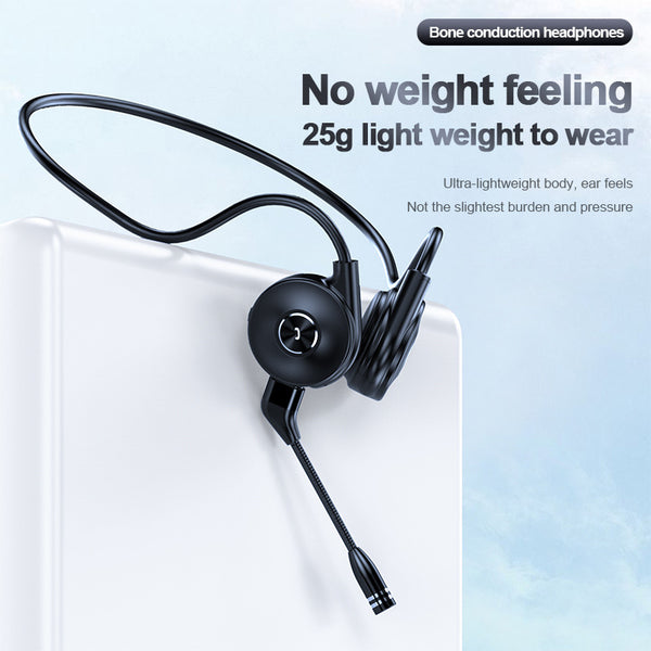 M1 Bone Conduction Bluetooth Headset New True Stereo Pair Ears With Marks For Running Sports