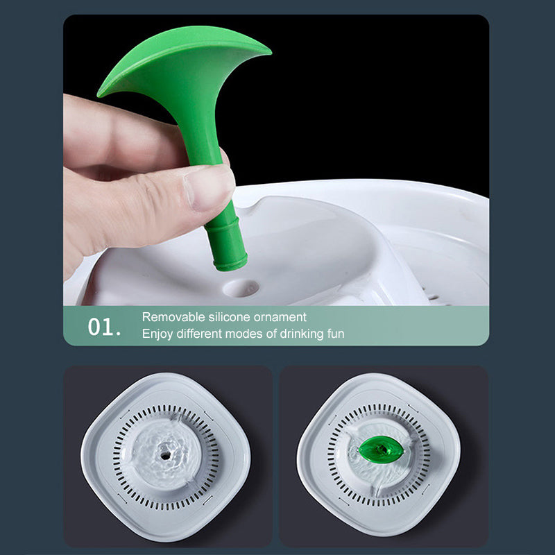 New Cat Live Water Dispenser Flow Water Feeder Automatic Circulation Pet Water Basin Cat With Dog Drinking Water Artifact