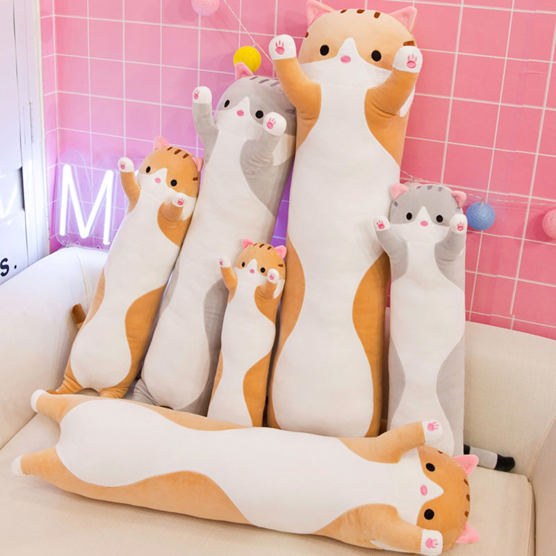 Long Cat Pillow Large Plush Toys Sleeping Pillow