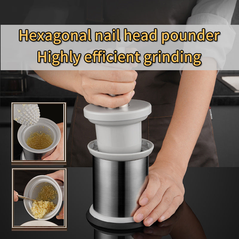 Multifunctional Stainless Steel Masher Grinder