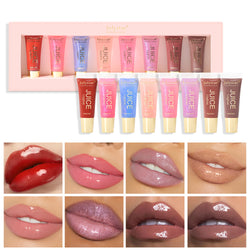 Hose Fruit Dudu Lip Transparent Waterlight Mirror Moisturizing Lip Honey Set Lip Oil