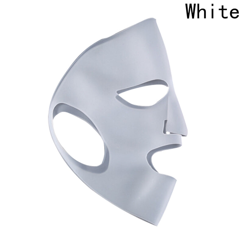 Reusable Silicone Face Mask Cover Prevent Mask Essence Evaporation Speed Up Better Absorption Moisturizing Facial Mask Cover