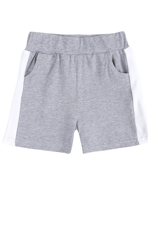 Children's Short Sleeve Shorts Contrast Pyjama Sets