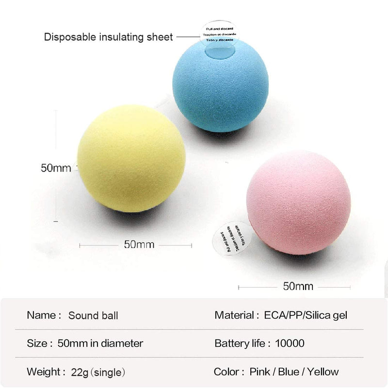 Smart Cat Toys Interactive Ball Catnip Cat Training Toy Pet Playing Ball Pet Squeaky Supplies Products Toy for Cats Kitten Kitty