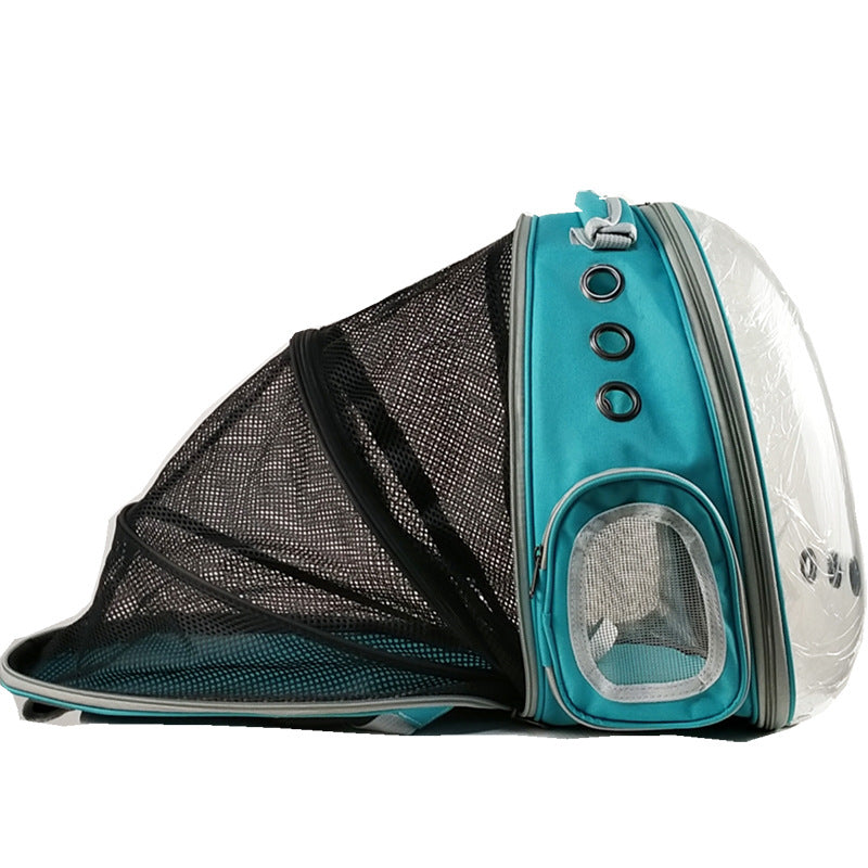 Cat Bag Panoramic Space Capsule Space Bag Pet Bag Portable Backpack Porous Breathable And Light Proof Expandable Cat Bag