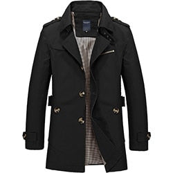 Men Jacket Coat Long Section Fashion Trench Coat Jaqueta Masculina Veste Homme Brand Casual Fit Overcoat Jacket Outerwear