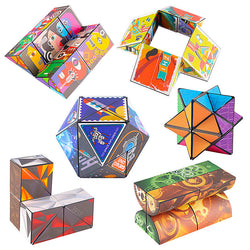 Variable Rubik's Cube Unlimited Folding Rubik's Cube Multi functional Decompression Educational Toy