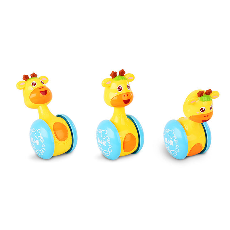 Baby Rattles Tumbler Doll Baby Toys Sweet Bell Music Roly-poly Learning Education Toys Gifts Baby Bell Baby Toys