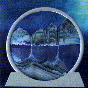 Moving Sand Art