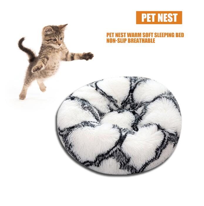 Pet Nest Warm Soft Plush Sleeping Bed Pad Kennel Breathable Dog Cat House Pet Bed Dog house Animals Supplies