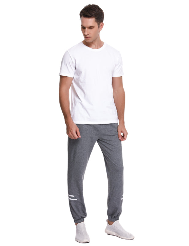 Men'S Jogging Pants Drawstring Sweatpants Bottoms Fitness Running Sweatpants