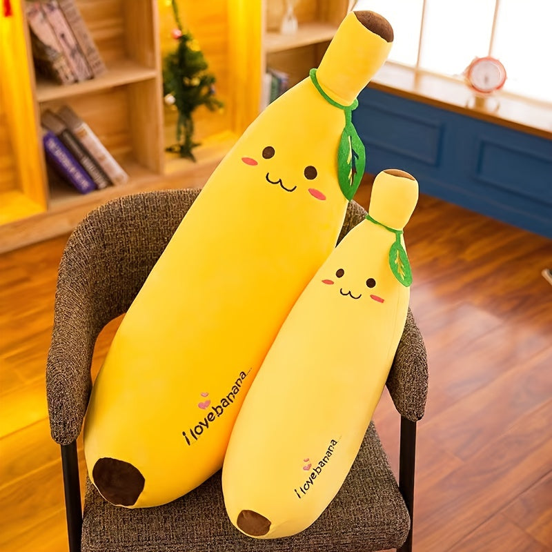 1pc Banana Throw Pillow, Soft & Cute Accent Pillow, Novelty Cushion For Living Room, Home Decor