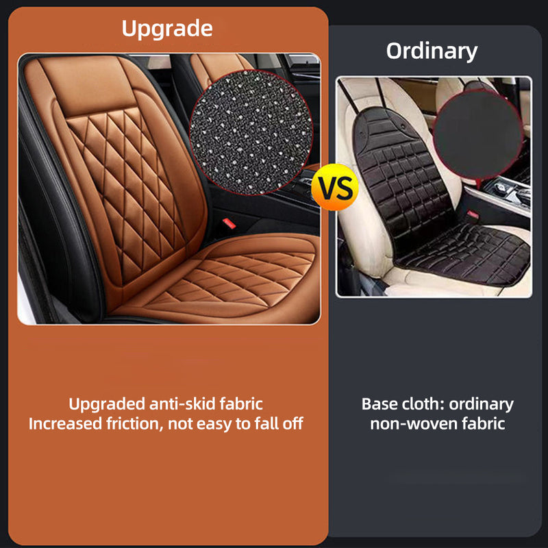 1pc 12V Car Heating Seat Cushion, 30s Fast Heating Car Seat Pad, Temperature Control Seat Cushion For Winter Driving