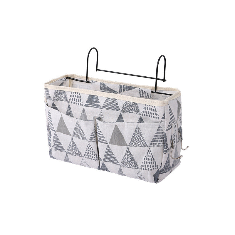 Home Multi-Functional Bedside Hanging Bag College Student Dormitory Bedside Fabric Hanging Basket Bed Debris Sorting Storage Bag