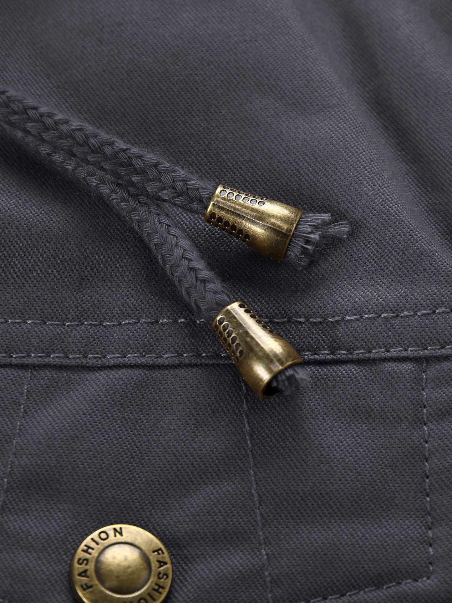 Men's Hooded Military Tactical Jacket Windbreak Fleece Coat