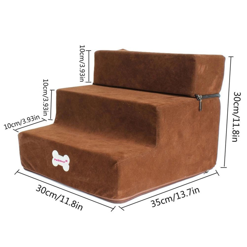 Dog Stairs Pet Climbing Ladder Sponge Steps Small Dogs Teddy On The Sofa Bed Climbing Ladder