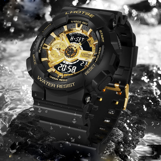 Lhotse Students Outdoor Waterproof Sports Electronic Watches Men's Youth Trend Guangzhou Foreign Trade One Generation