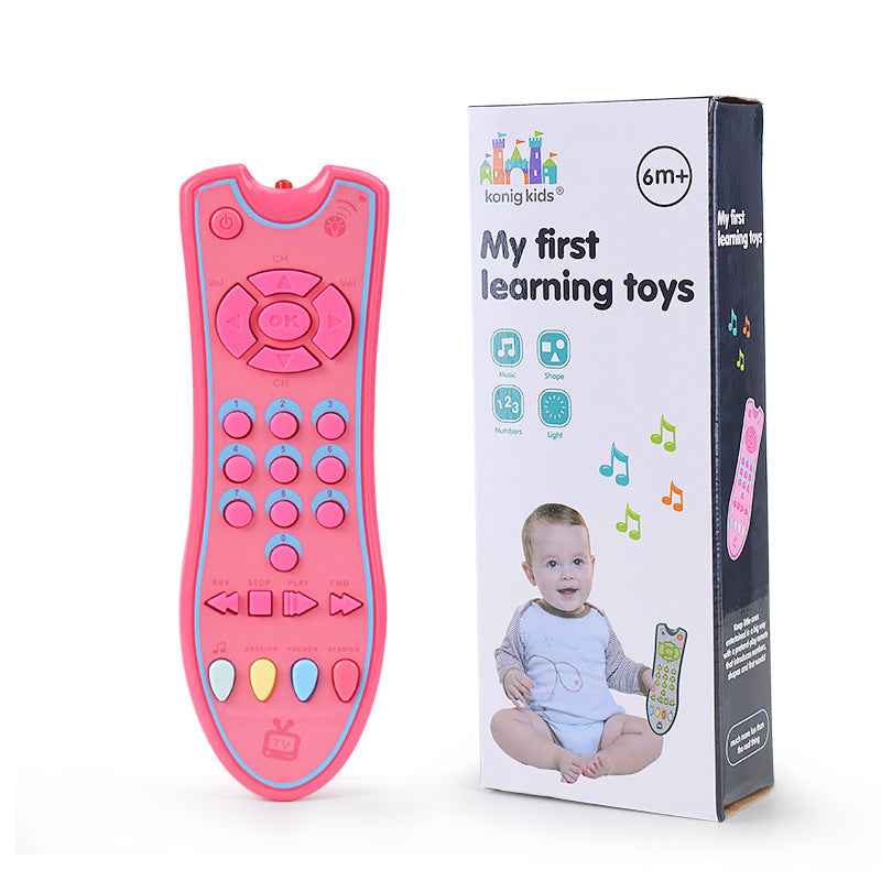 Baby Simulation TV Remote Control Children's Music English Learning Remote Control Educational Cognitive Science Education Toys