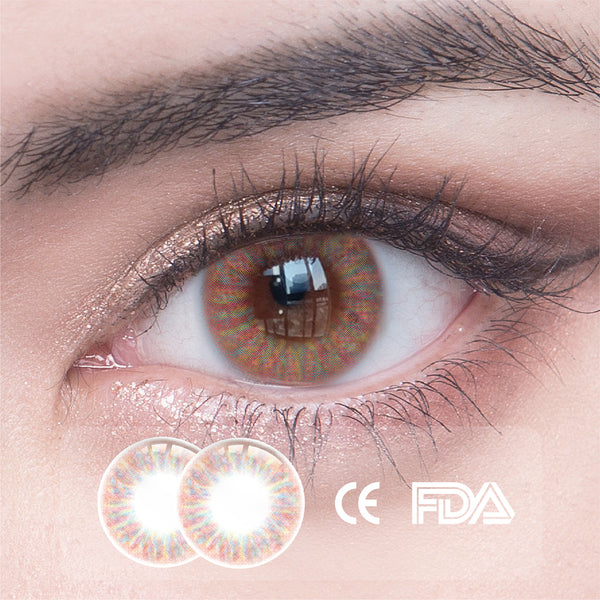 1Pcs FDA Certificate Eyes Beautiful Pupil Colorful Girl Cosplay Contact Lenses CHOCO