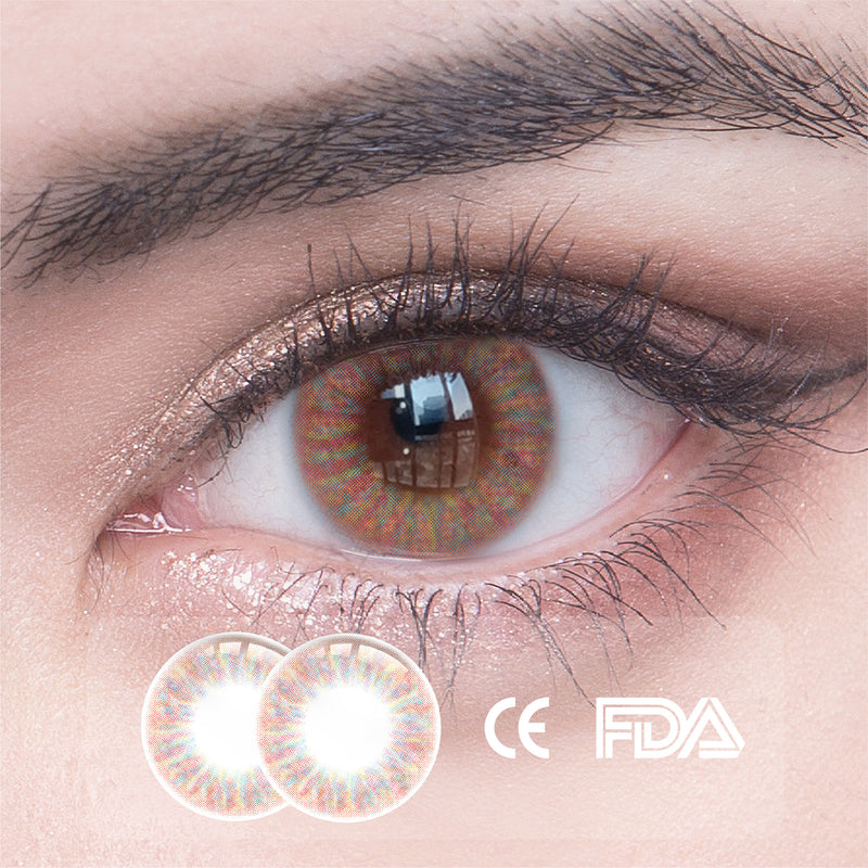 1Pcs FDA Certificate Eyes Beautiful Pupil Colorful Girl Cosplay Contact Lenses CHOCO