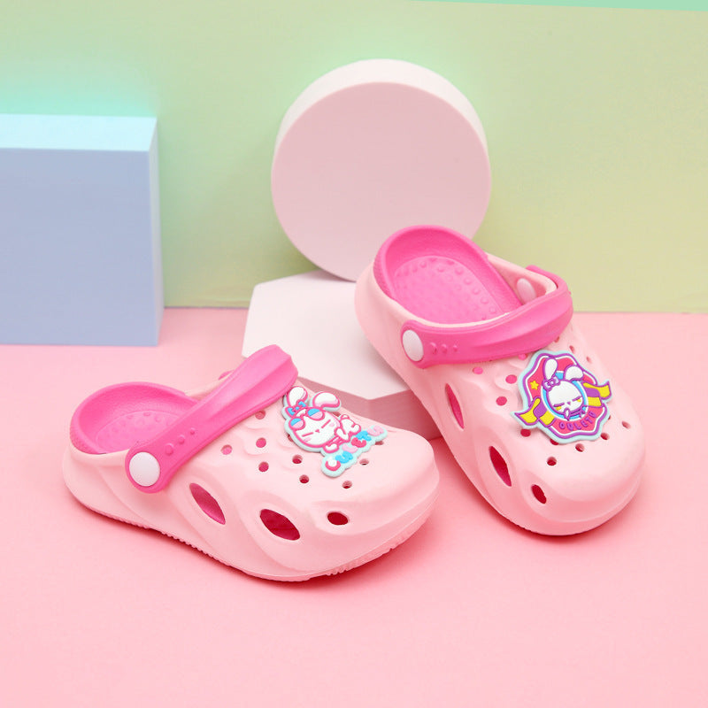 New Children's Hole Shoes Baby Children's Shoes Boys And Girls Summer Cute Outer Wear Toddler Soft Bottom Sandals And Slippers