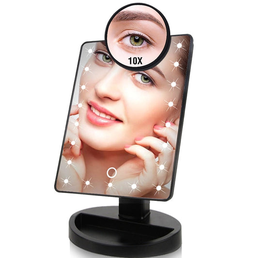 22 LED Lights Touch Screen Makeup Mirror freeshipping - Annizon Home Essentials