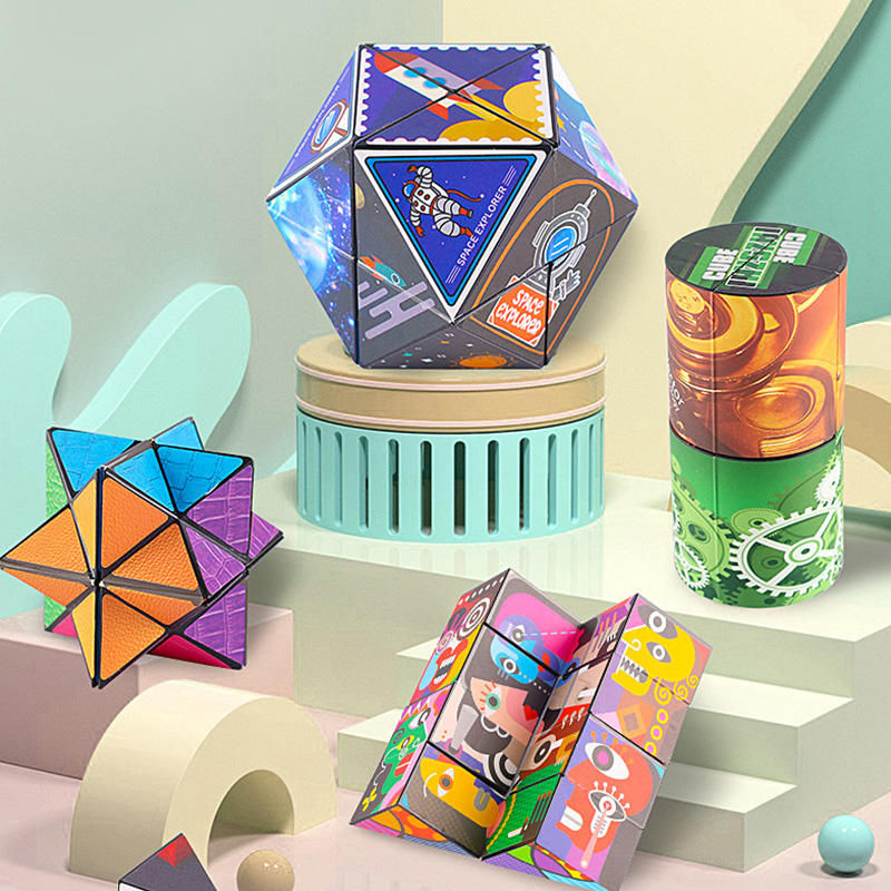 Variable Rubik's Cube Unlimited Folding Rubik's Cube Multi functional Decompression Educational Toy