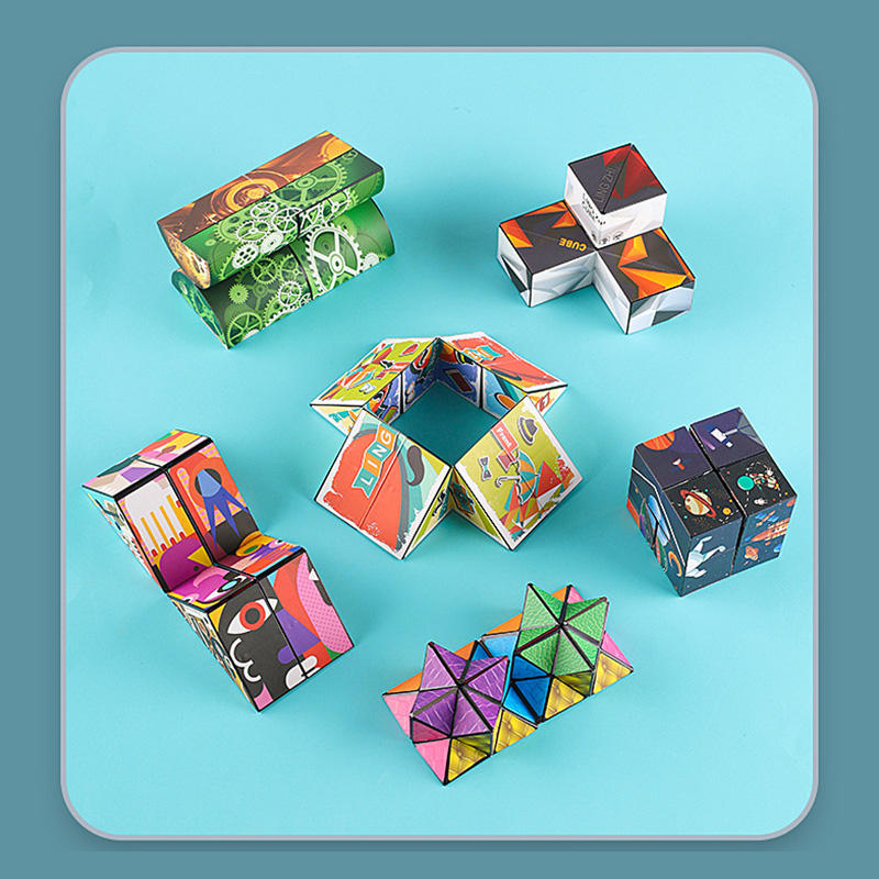 Variable Rubik's Cube Unlimited Folding Rubik's Cube Multi functional Decompression Educational Toy