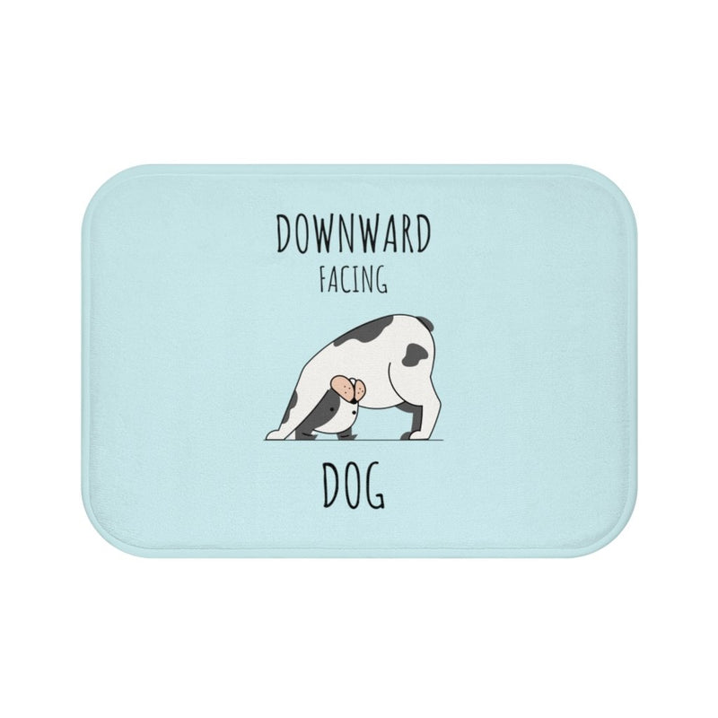 Downward Facing Dog Yoga Bath Mat